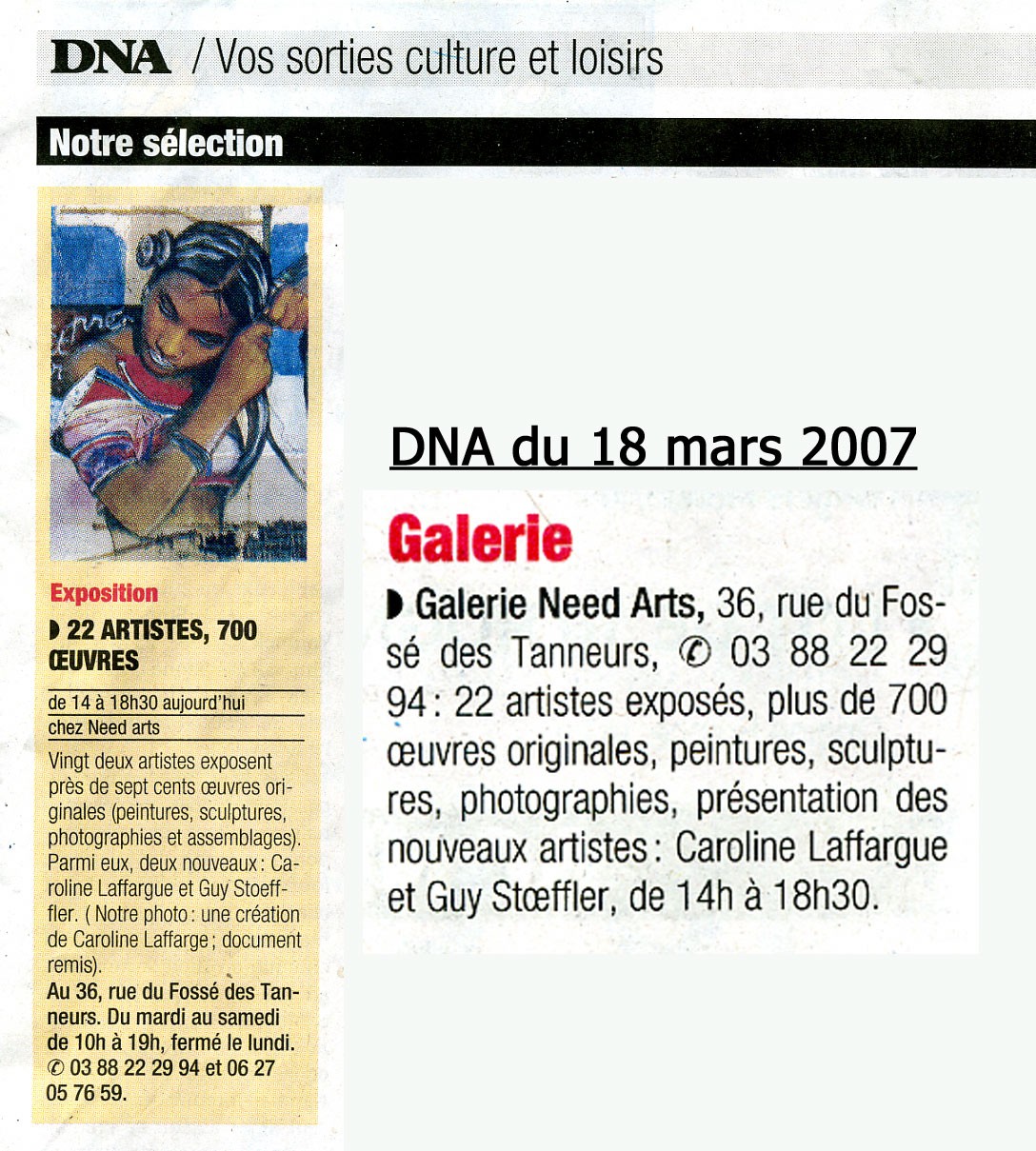 DNA - 18 mars 2007